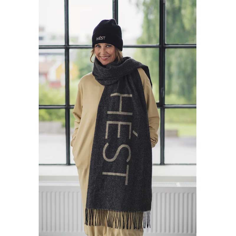 HÉST HS1034 SCARF MØRKEGRÅ