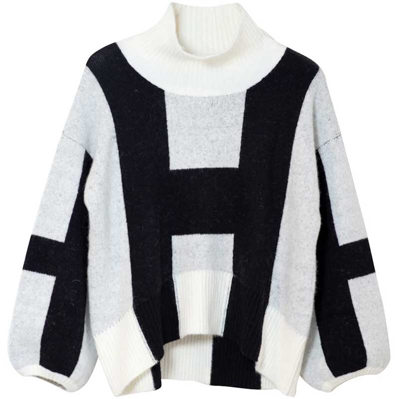 HÉST HS1062 ISA KNIT SWEATER SORT