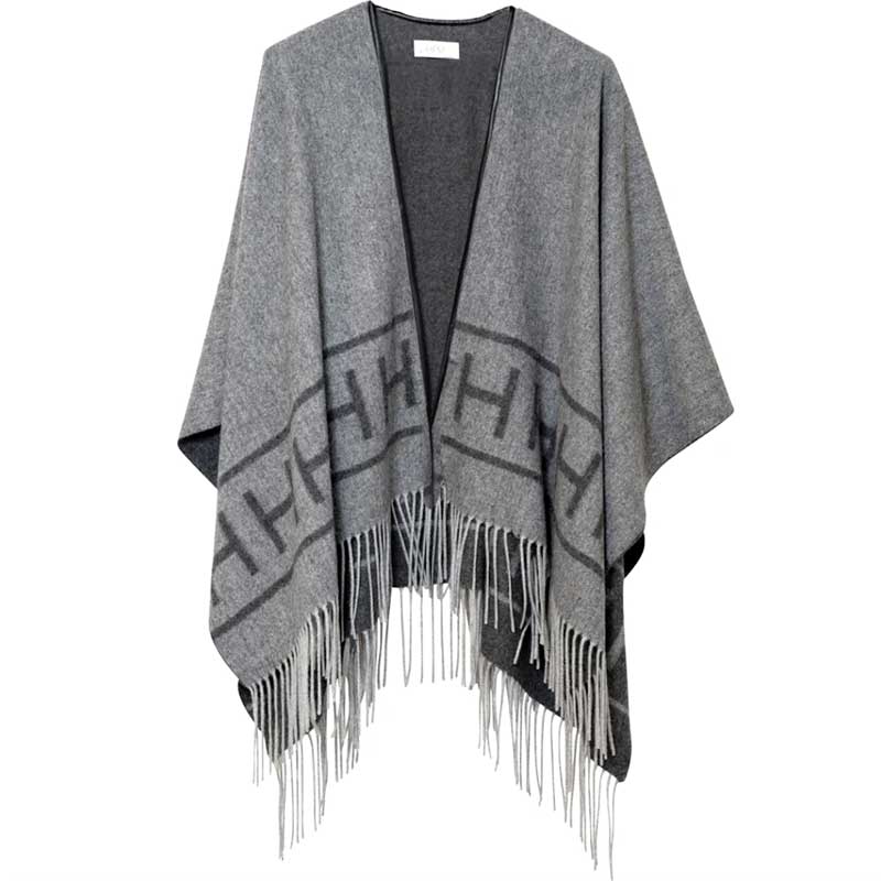 HÉST HS1074 SHAWL GRÅ