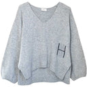 HÉST JENNY KNIT SWEATER LYSEGRÅ - J BY J Fashion