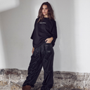 Haute L'Amitié Back Print Studio SS Sweat Black