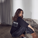 Haute L'Amitié Back Print Studio SS Sweat Black