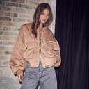Haute L'Amitié Bailey Zipper Bomber Dessert