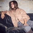 Haute L'Amitié Bailey Zipper Bomber Dessert