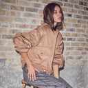Haute L'Amitié Bailey Zipper Bomber Dessert