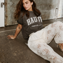 Haute L'Amitié Bella Lace Harem Pant Off-White