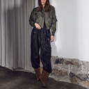 Haute L'Amitié Cargo Zip Pocket Tall Pant Black
