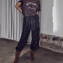 Haute L'Amitié Cargo Zip Pocket Tall Pant Black