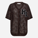 Haute L'Amitié Court Lace Tee Mocca