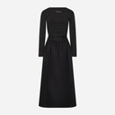 Haute L'Amitié Hailey Mix Belt Dress Black
