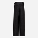 Haute L'Amitié Ivanna Belt bukser i mørkegrå nålestribet-5