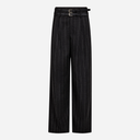 Haute L'Amitié Ivanna Belt bukser i mørkegrå nålestribet-1