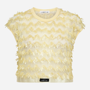 Haute L'Amitié Limone Crop Top Pale Yellow