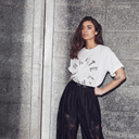 Haute L'Amitié Logo Circle Tee White
