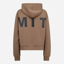 Haute L'Amitié Maxi Split Hoodie Walnut