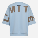 Haute L'Amitié Maxi Split SS Logo Sweat Pale Blue