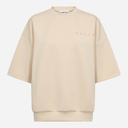 Haute L'Amitié Maxi Split SS Logo Sweat Pearl /Pink
