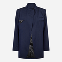 Haute L'Amitié blazer i navy nålestribet-1