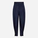Haute L'Amitié bukser i navy stribet-1