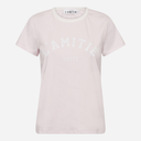 Haute L'Amitié Neckline Logo Tee Iced Rose