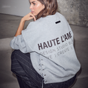 Haute L'Amitié New Studio Tie Sweat Grey Melange