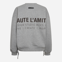 Haute L'Amitié New Studio Tie Sweat Grey Melange