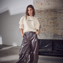 Haute L'Amitié New Studio Tie Sweat Pearl