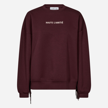 Haute L'Amitié New Studio sweatshirt i bordeaux-1