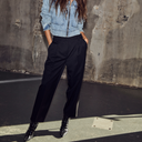 Haute L'Amitié Premiere Crop Pant Black