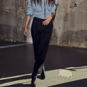 Haute L'Amitié Premiere Crop Pant Black