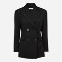 Haute L'Amitié Premiere Waist Fit Blazer Black