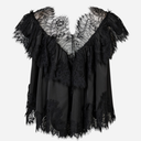 Haute L'Amitié Sancerre Lace Top Black