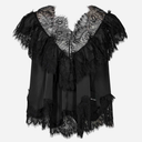 Haute L'Amitié Sancerre Lace Top Black