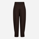 Haute L'Amitié Zeppe Pleat bukser i brun-4