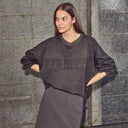 Haute L'Amitié Application Sweat Dark Grey