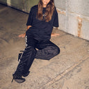 Haute L'Amitié Baggy Days Track Pant Grey