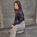 Haute L'Amitié Dance Finger Blouse Black