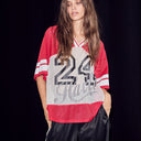 Haute L'Amitié Drift Combo Number Tee Red