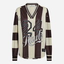 Haute L'Amitié Haute 24 Stripe Blouse Mocca/Pearl