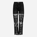 Haute L'Amitié Lace Jeans Black