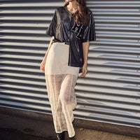 Haute L'Amitié New Lace Skirt Seashell