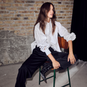 Haute L'Amitié Ori Button Deco Shirt White