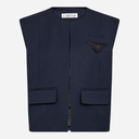 Haute L'Amitié Premiere Box Waistcoat Navy - J BY J Fashion