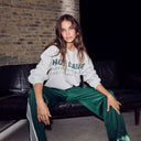 Haute L'Amitié Studio Logo Sweat Pearl Melange