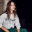 Haute L'Amitié Studio Logo Sweat Pearl Melange