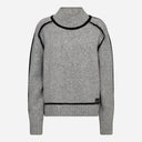 Haute L'Amitié Toby Hem Line Knit Light Grey Melange