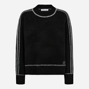 Haute L'Amitié Toby Line O-Neck Grey Melange/Black