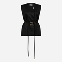 Haute L'Amitié X Buckle Vest Black