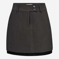 Haute L'Amitié Emerald Crop Skirt Grey
