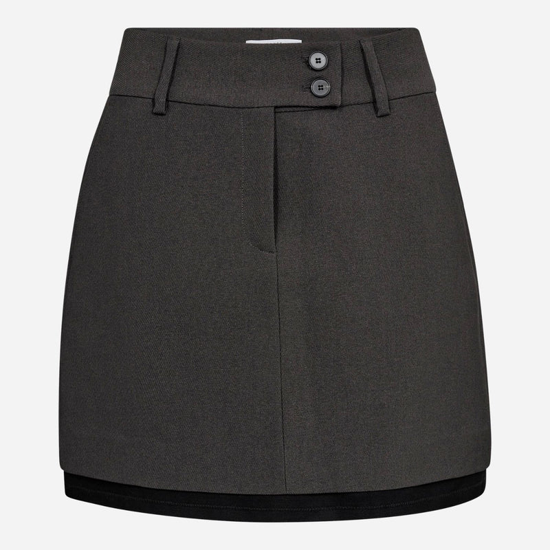 Haute L'Amitié Emerald Crop Skirt Grey